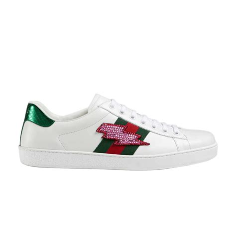 gucci lightning bolt sneakers|Gucci ace sneakers sale.